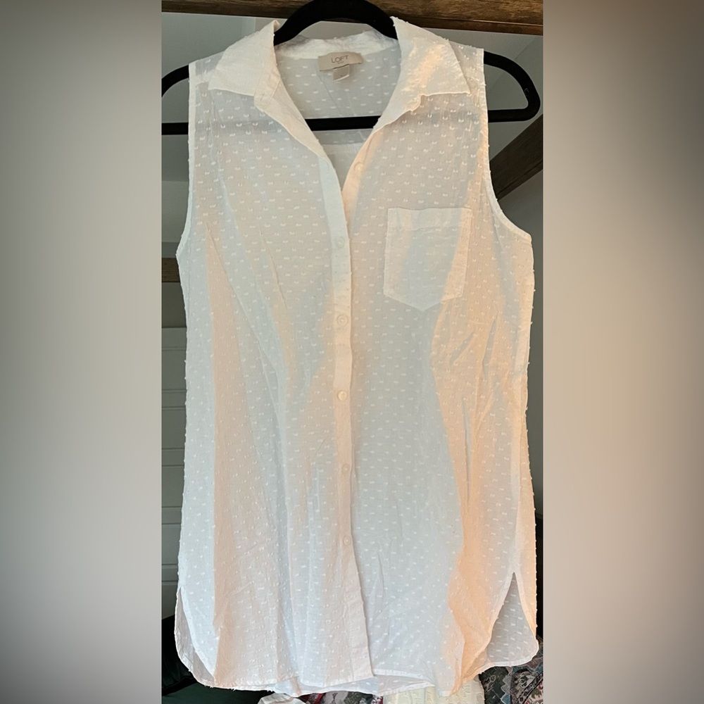 LOFT button down tank - Picture 2 of 3